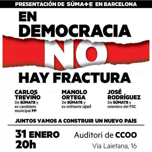 31/1: En democracia no hay fractura