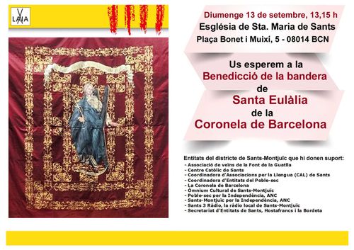 Benedicció de la bandera de Santa Eulàlia