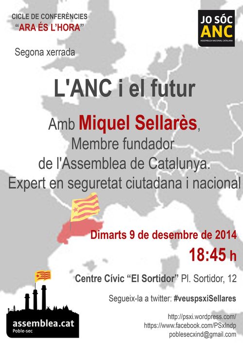 9D: Miquel Sellarès al Poble-sec. L'ANC i el futur