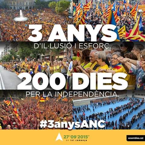 3r aniversari de l'Assemblea Nacional Catalana