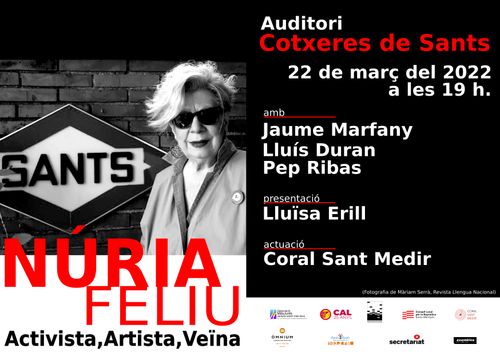 Taula rodona: Núria Feliu, Activista, Artista, Veïna