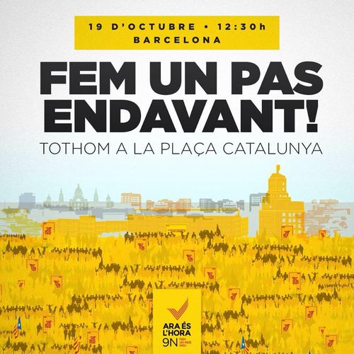 Demà 19O: Fem un pas endavant!