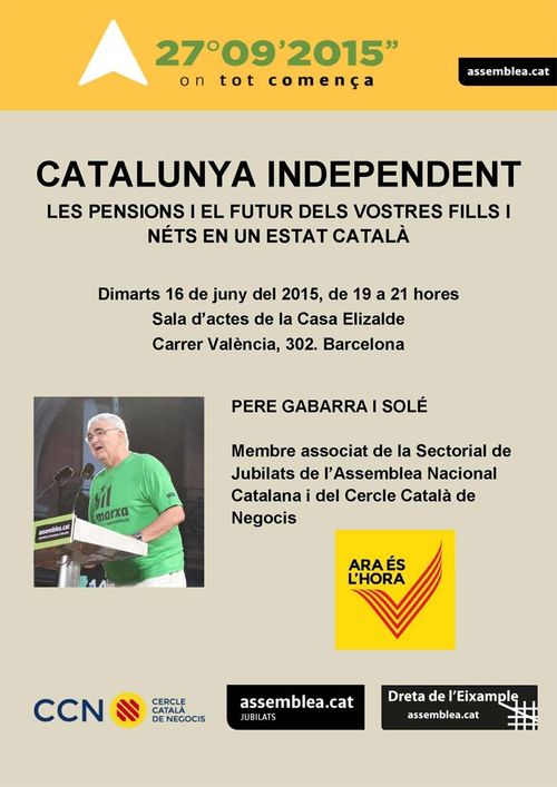 Agenda d'actes de la setmana del 15 al 21 de juny de 2015