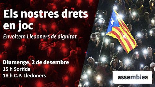 Conjurem-nos per la independència, avui tothom a Lledoners!