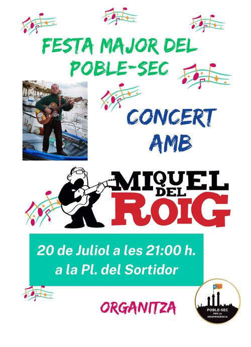 Concert amb Miquel del Roig